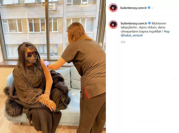 Bülent Ersoy koronavirüs aşısı oldu