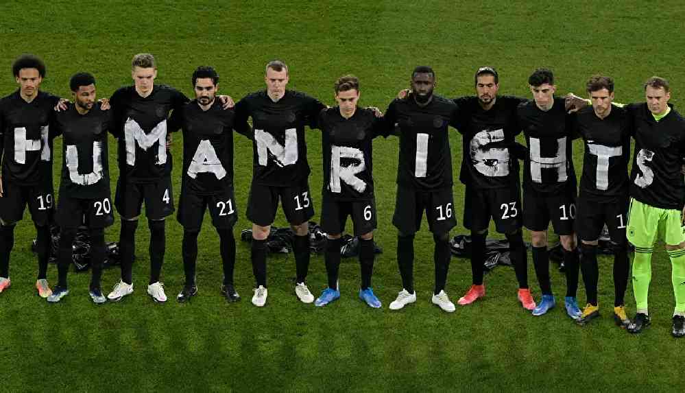 Almanya Milli Takımı futbolcularından Katar'a 'insan hakları' protestosu