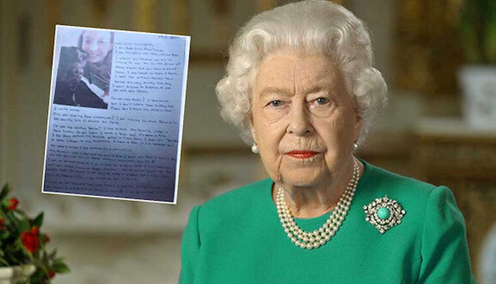Aydın'da 5. sınıf öğrencisi Bade'nin Kraliçe Elizabeth'e yazdığı mektuba Windsor Sarayı’ndan yanıt