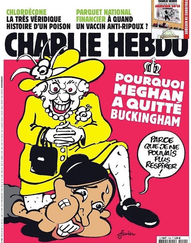 Charlie Hebdo bu kez İngiltere Kraliçesi Elizabeth’i hedef aldı