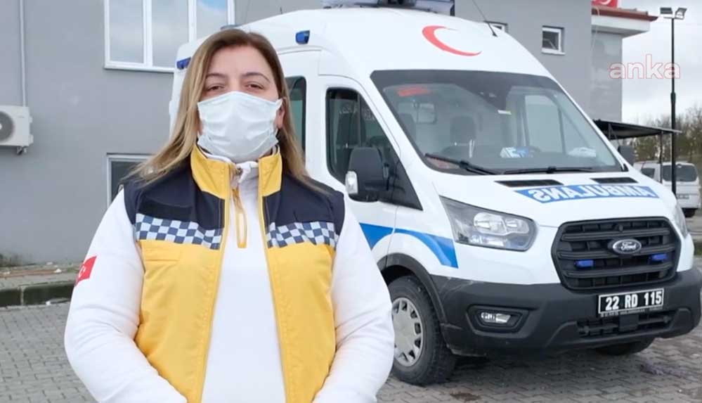 Edirne'nin-ilk-kadın-ambulans-şöförü-Çiçek-Yalçın--Yılmadım,-ısrarcı-oldum-ve-işi-kazandım