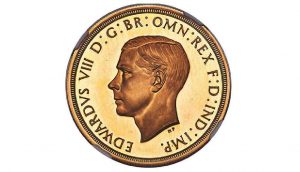 İngiltere Kralı 8'inci Edward adına basılan altın madeni para rekor fiyata satıldı