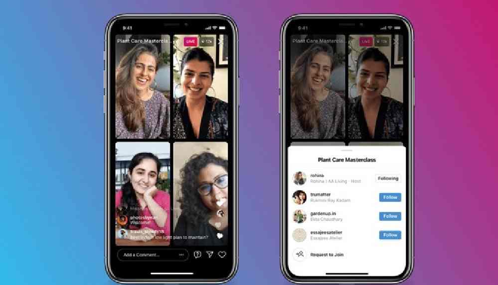 Instagram, canlı yayın katılımcı sayısını 4'e çıkardı