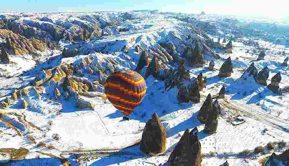 Kapadokya'yı son iki ayda 93 bin turist ziyaret etti