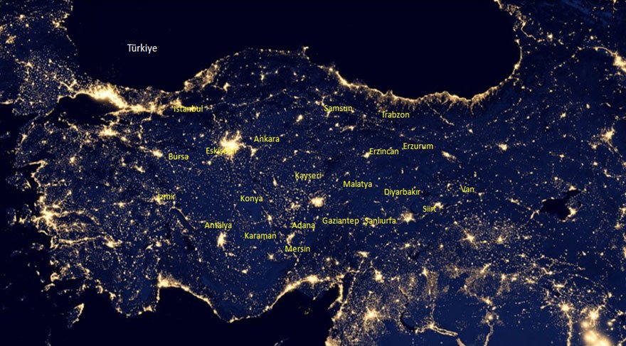 Işık kirliliğinden yıllık 400 milyonluk enerji kaybı