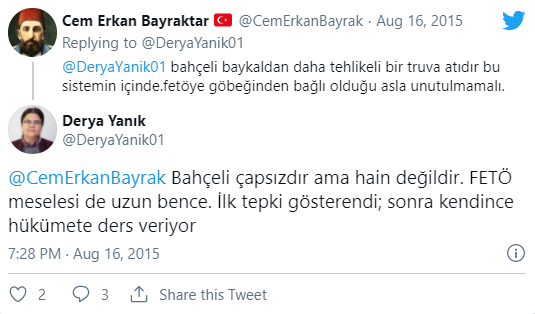 Yeni Aile Bakanı Derya Yanık, Bahçeli tweetleri ile gündemde 1 Yeni Aile Bakanı Derya Yanık, Bahçeli tweetleri ile gündemde