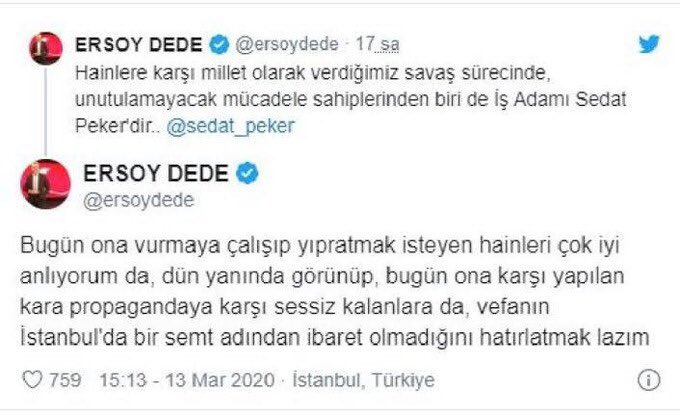Sedat Peker'e övgüler düzen TRT spikeri Ersoy Dede'nin zor anları