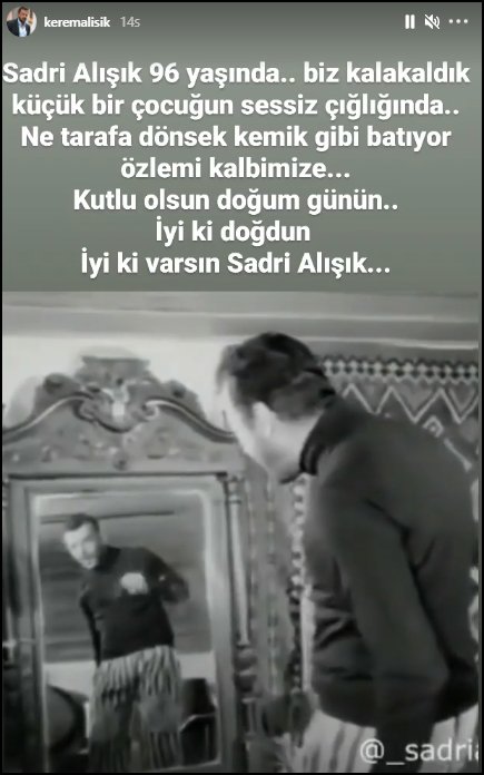 Kerem Alışık'tan, babası Sadri Alışık’a 96’ncı doğum günü mesajı: Kemik gibi batıyor özlemin 3 Kerem Alışık'tan, babası Sadri Alışık’a 96’ncı doğum günü mesajı: Kemik gibi batıyor özlemin