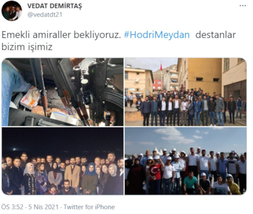 AKP'li isimden emekli amirallere silahlı tehdit