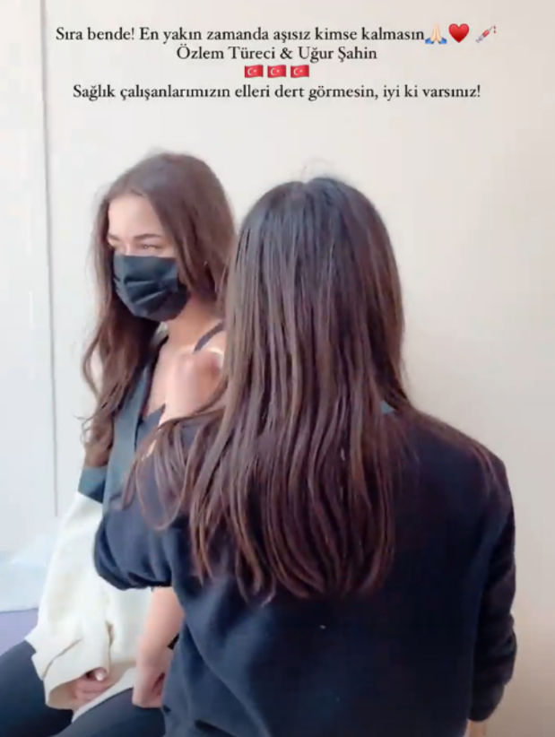 Oyuncu Bensu Soral Covid-19 aşısı oldu 3 Oyuncu Bensu Soral Covid-19 aşısı oldu