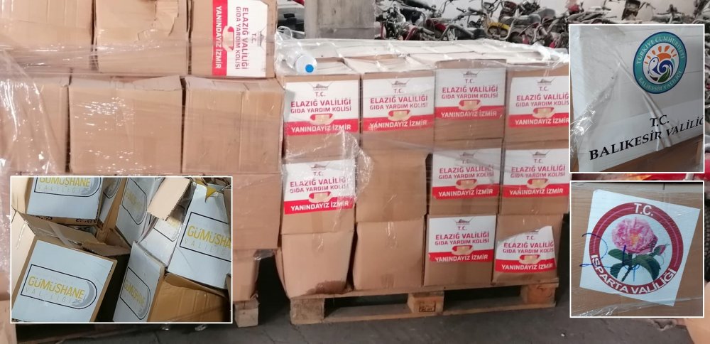 AKP'li belediye, deprem yardımlarını 6 ay saklayıp Ramazan kolisi yapmış!