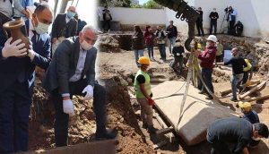 Bodrum'da bulunan 2400 yıllık lahit mezar açıldı