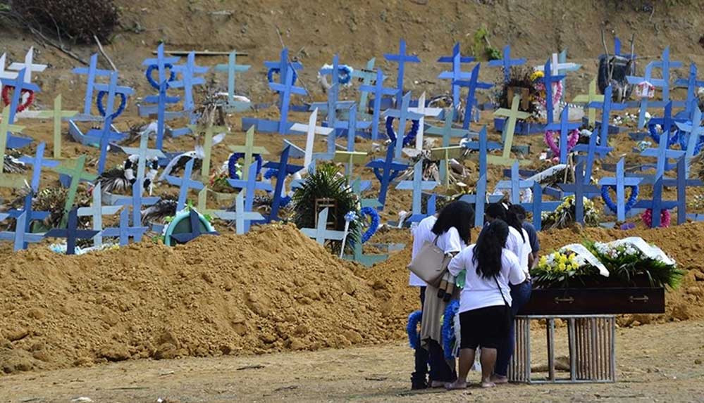 Brezilya'da son 24 saatte Kovid-19 nedeniyle 3 bin 163 kişi yaşamını yitirdi