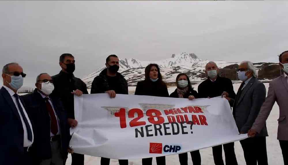 CHP'liler 128 milyar doları Erciyes Dağı'nda aradılar