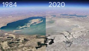 Google Earth'ün yeni özelliği 'Timelapse' gezegende oluşan 37 yıllık tahribatı gözler önüne serdi