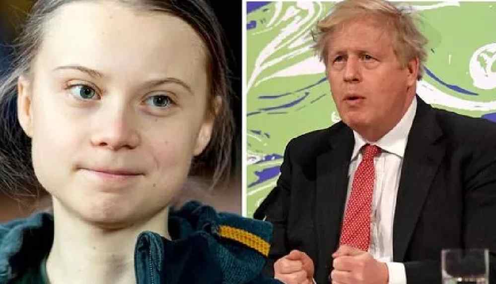 Greta Thunberg'den Boris Johnson'a 'tavşanlı' gönderme