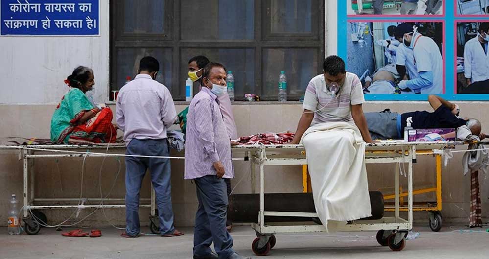Hindistan'da acil yardım çağrısı! Günlük Kovid-19 vaka sayısı son 4 gündür dünya genelinde rekor seviyede