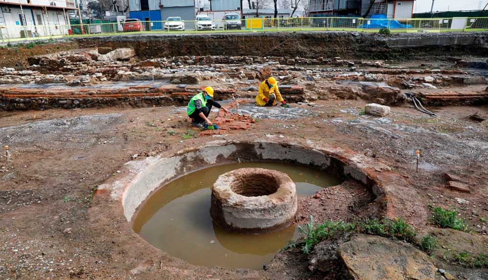 Kabataş'ta İstanbul'un tarihine ışık tutacak kalıntılar