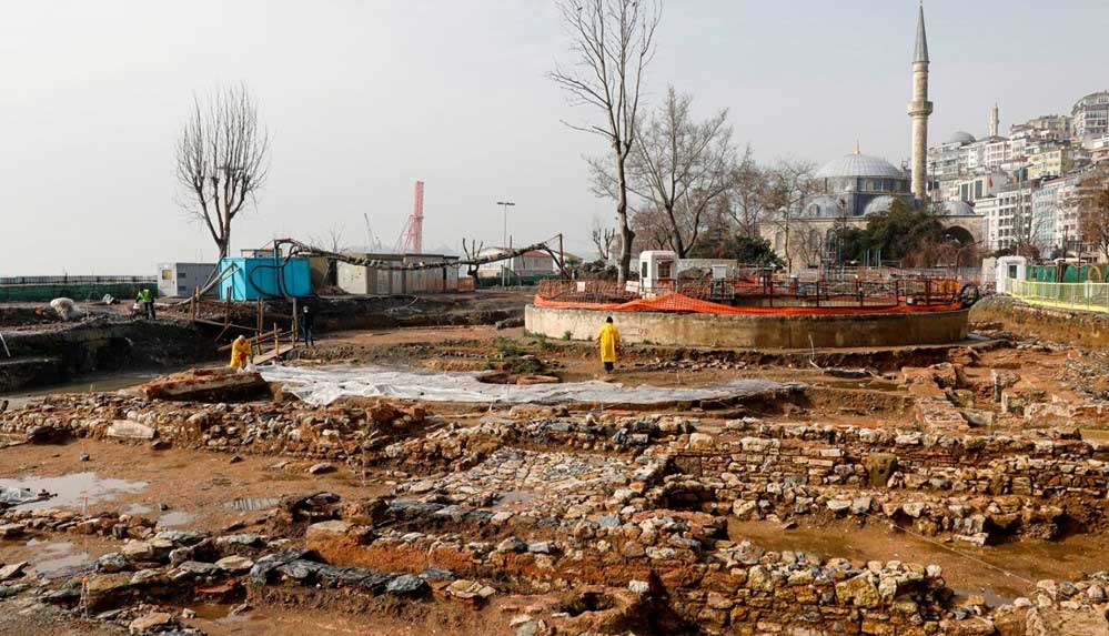 Kabataş'ta İstanbul'un tarihine ışık tutacak kalıntılar