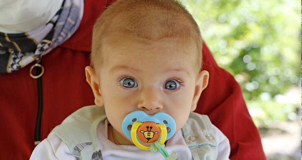 Kovid-19'u yenen beş aylık minik Teoman'ın kalbi artık daha 'sağlam' atıyor