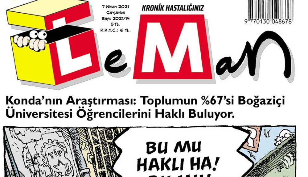 LeMan,-KONDA-Araştırma'nın-Boğaziçi-eylemleri-ile-ilgili-anketini-kapağına-taşıdı--'Bu-mu-haklı-ha!'
