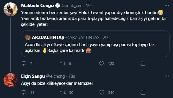 Elçin Sangu’dan aşı eleştirisi: “Aşıyı da bize kilitleyecekler"