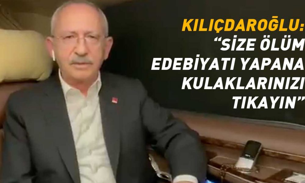 Kılıçdaroğlu, Erdoğan'ın sözleri üzerinden gençlere seslendi