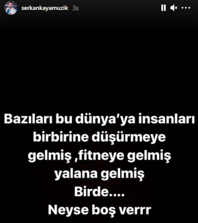 Seren Serengil ile Serkan Kaya arasında sular durulmuyor! "Öyle bir babadan böyle evlat..."