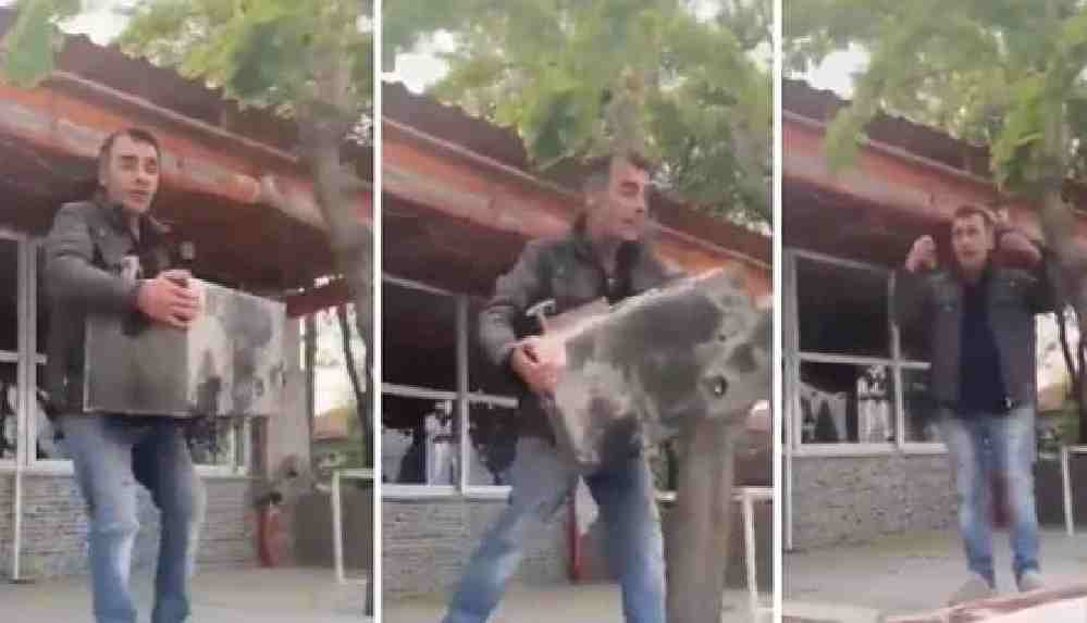 21 yıllık kahveci 'Bana devletten bir tek yardım yok' diyerek çay kazanını fırlattı