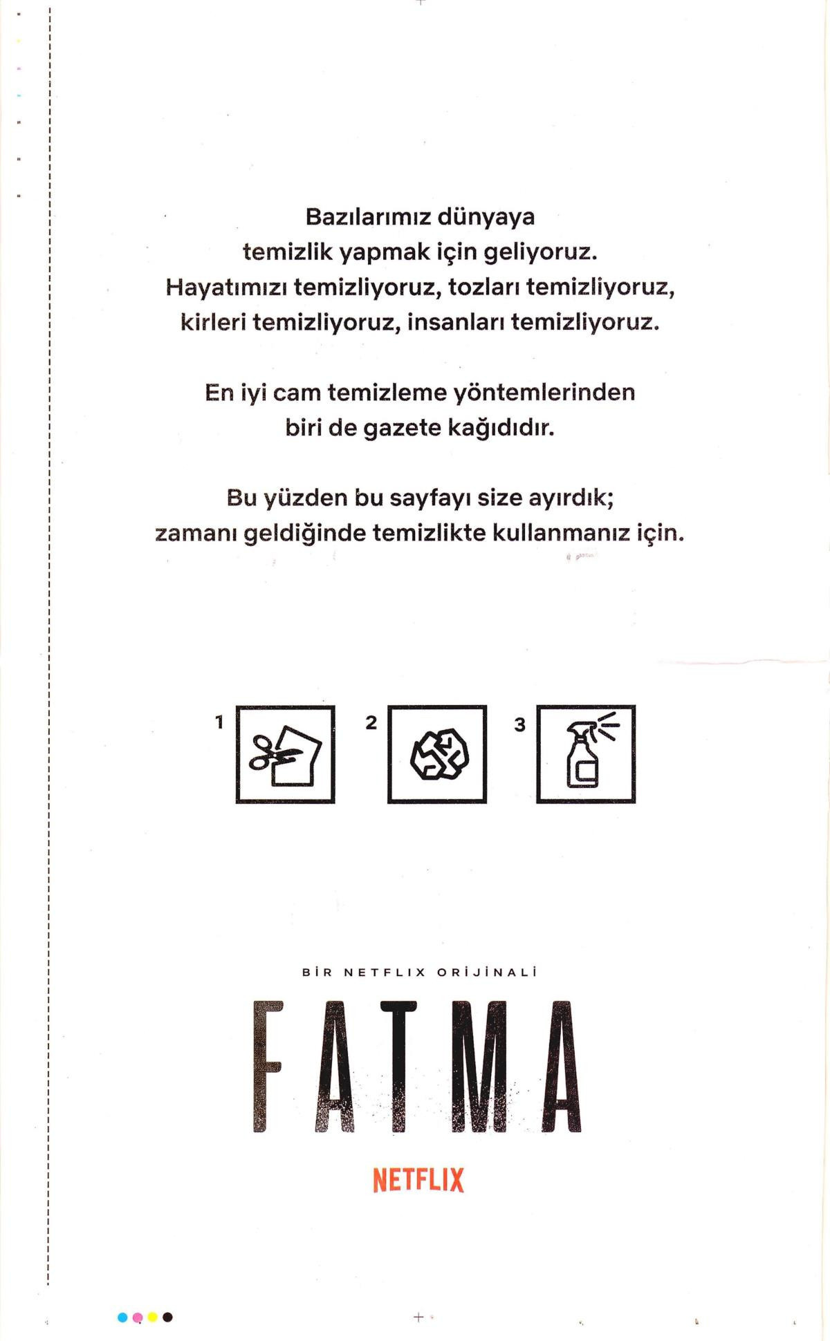 Netflix Türkiye'den şaşırtan 'Fatma' ilanı!