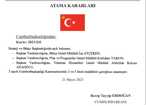 Resmi Gazete yayımlandı: Erdoğan'dan gece yarısı yeni atamalar! 7 Resmi Gazete yayımlandı: Erdoğan'dan gece yarısı yeni atamalar!