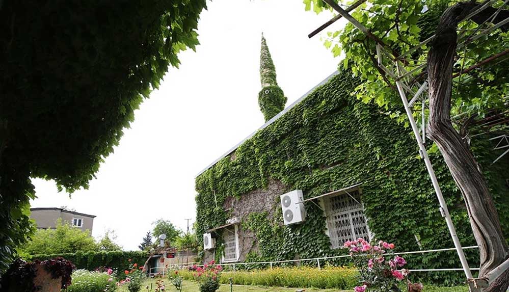 Baharda-açan-çiçekleri-ve-sarmaşıklarıyla-botanik-bahçesini-andıran-Köprüköy-Cami-1