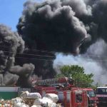 Çanakkale'de atık toplama merkezinde yangın