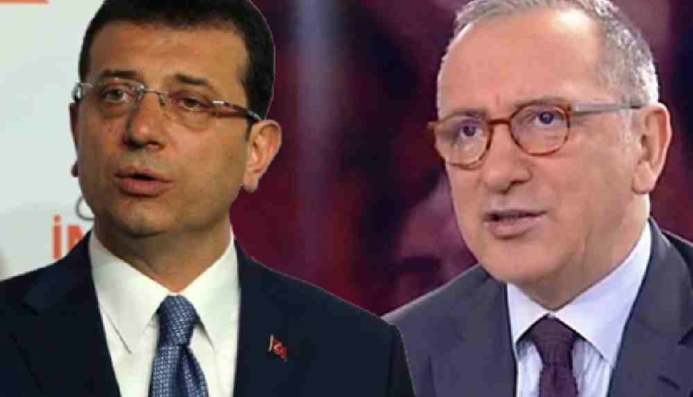 Fatih Altaylı: Galiba birileri İmamoğlu'nu cumhurbaşkanı adayı yapmak istiyor