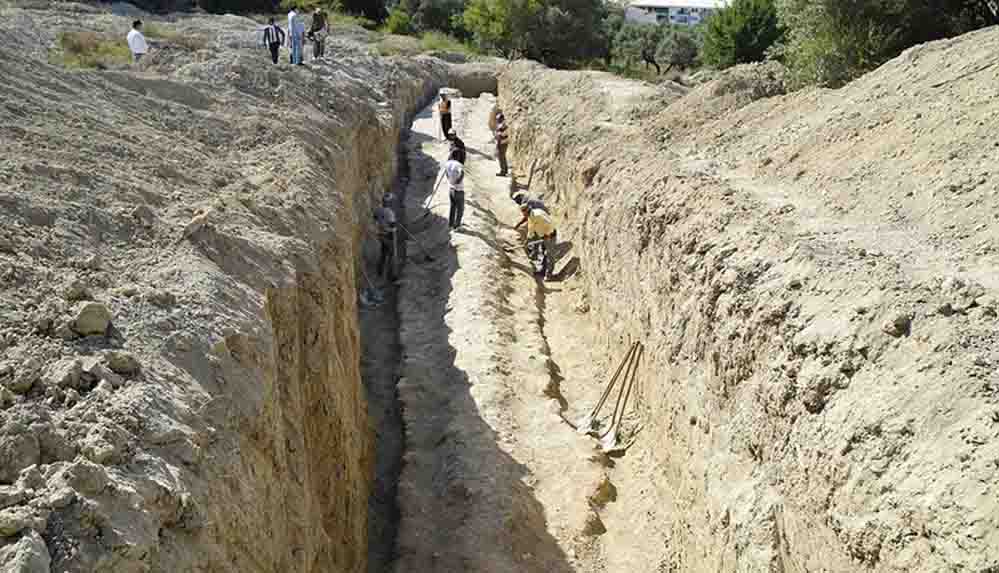 İnşaat alanında Milattan Önce 1'inci yüzyıla ait su kemeri bulundu