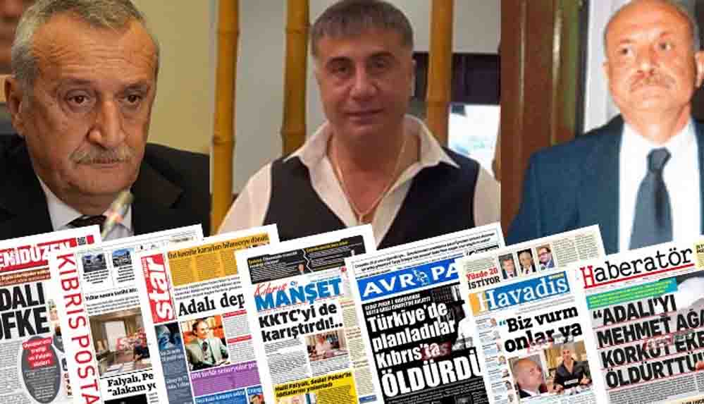 Kuzey Kıbrıs’ta gazeteler Sedat Peker'i manşetlere taşıdı