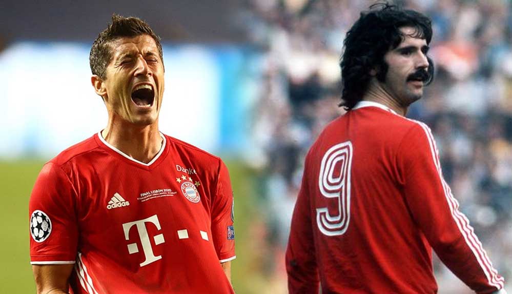 Robert Lewandowski, efsane Alman futbolcu Gerd Müller'in rekorunu kırdı