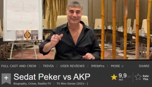 Sedat Peker'in videoları dünyaca ünlü film sitesi IMDb'ye eklendi