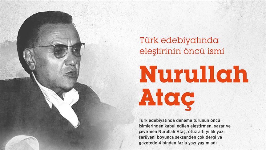 Türk edebiyatında modern anlamda denemelerin öncü ismi: Nurullah Ataç