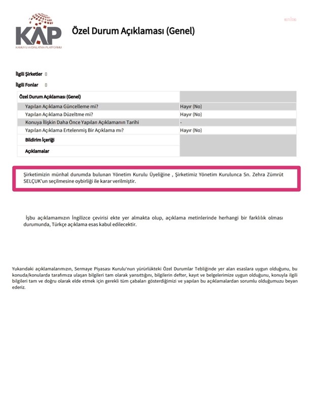 Zehra Zümrüt Selçuk'un, Kardemir'den aylık ne kadar alacağı belli oldu