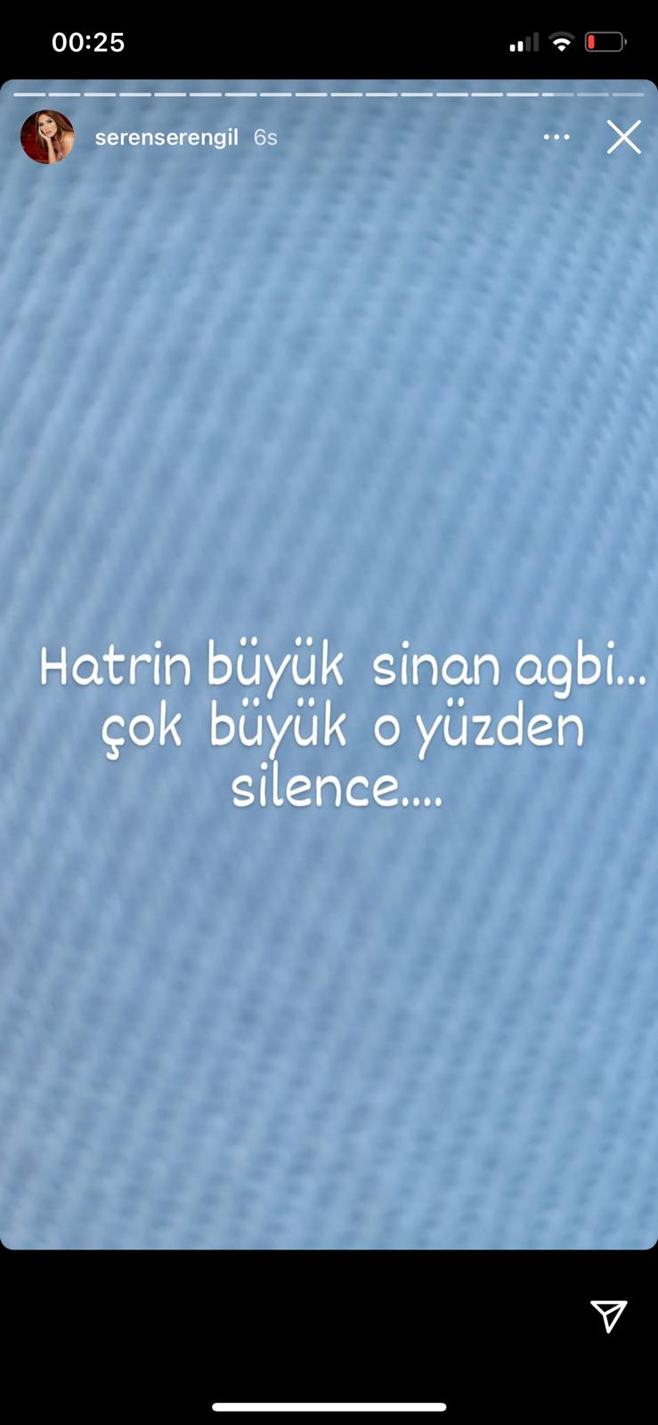 Seren Serengil'den yeni 'Seda Sayan' açıklaması: Hatırın çok büyük Sinan ağabey