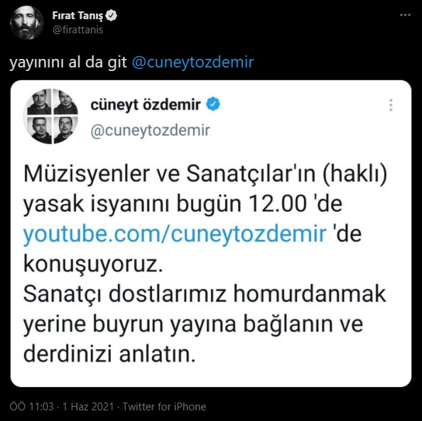 Cüneyt Özdemir'in 'homurdanmayın' sözlerine sanatçılardan sert tepki: "Yayınını da al git!"