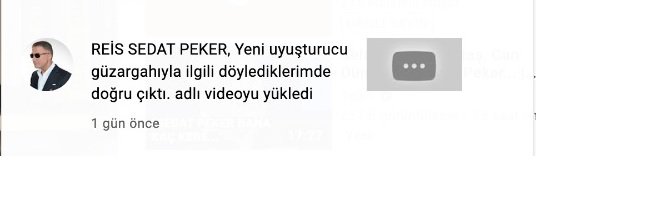 Sedat Peker, YouTube'a yüklediği yeni videoyu hemen kaldırdı