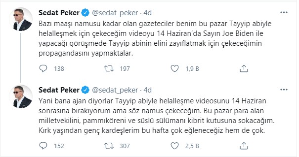 İddialar üzerine Sedat Peker'den yeni video kararı