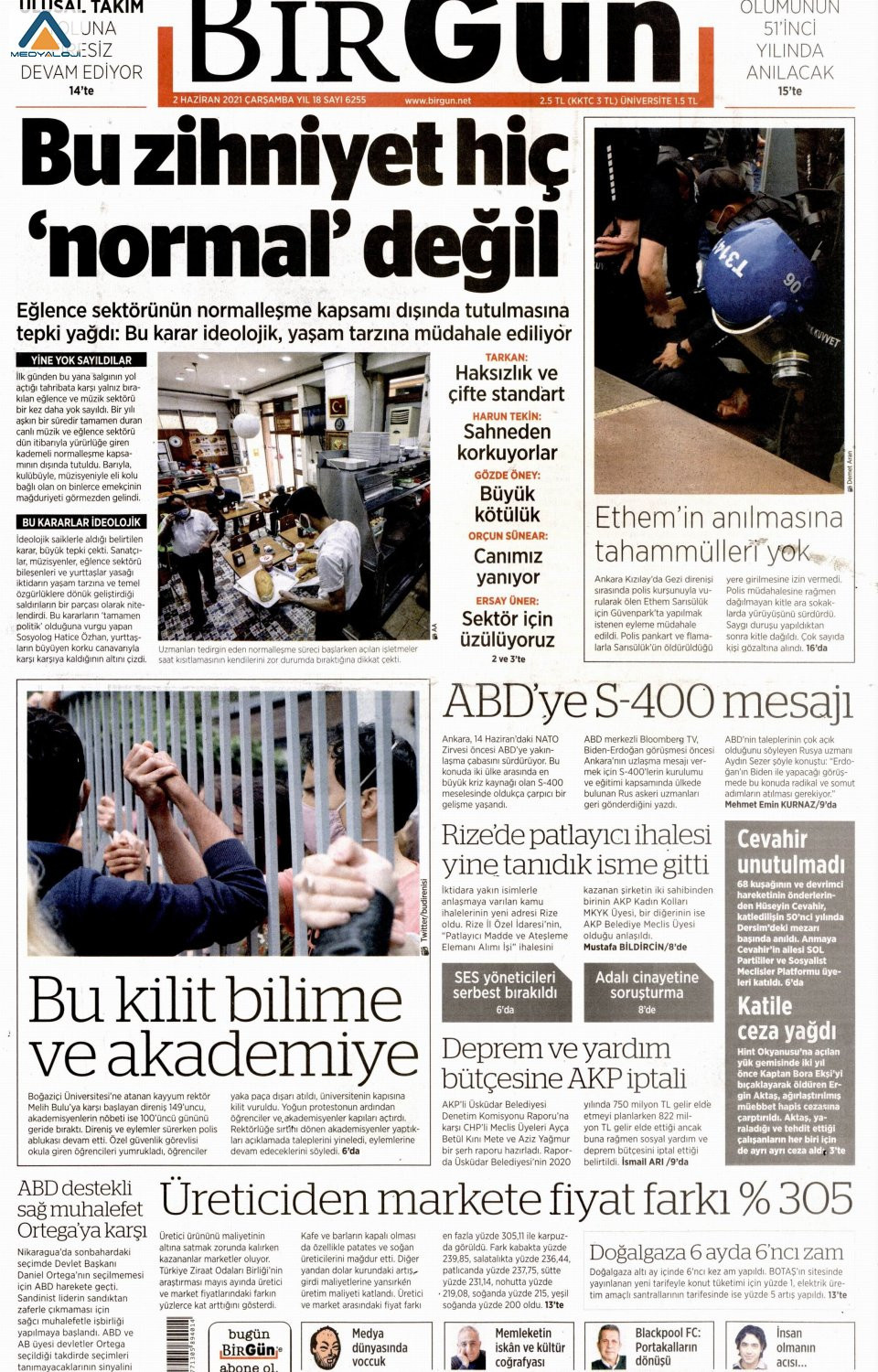 Yeni Akit yazarı Birgün'ü hedef aldı: Hay sizin pavyonlarınız da batsın, siz de batın e mi!