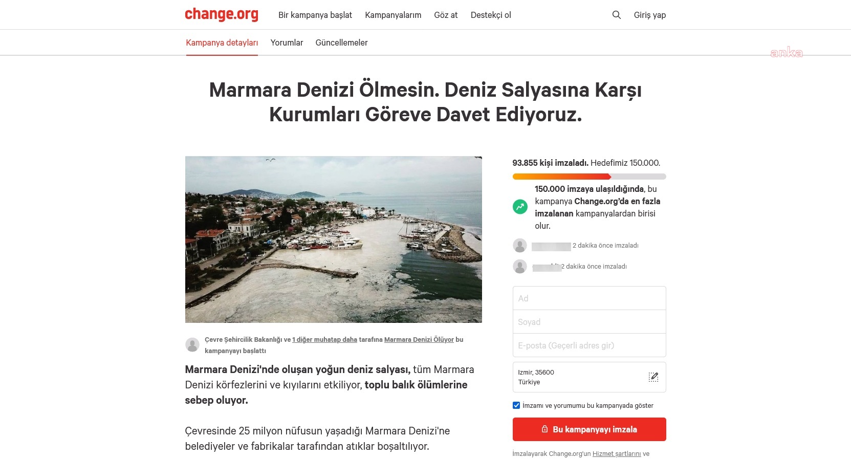 WWF Türkiye'nin 'müsilaj' kampanyasına destek büyüyor