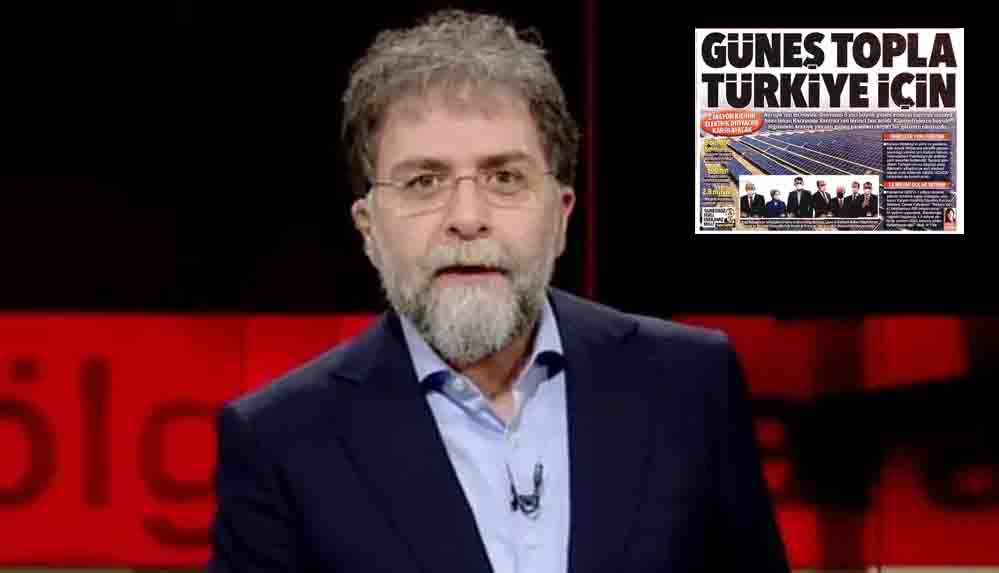 Ahmet Hakan'dan 'Güneş Topla Türkiye İçin' manşeti için savunma: Bunları kim yaparsa Hürriyet’e manşet olur