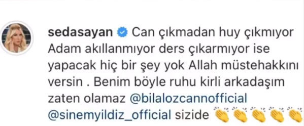 Seda Sayan'dan Mehmet Ali Erbil hakkında tecavüz iddiası