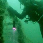 Su altındaki vapur müsilajla kaplandı