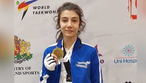 Tekvandocu Hayrunnisa Gürbüz Avrupa Şampiyonu oldu